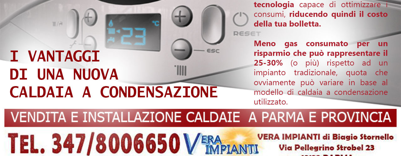 caldaie a condensazione parma vantaggi
